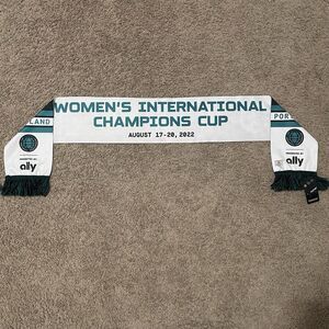 Portland Thorns Scarf 2022 Women International Champions Cup Soccer Ruffneck NEW